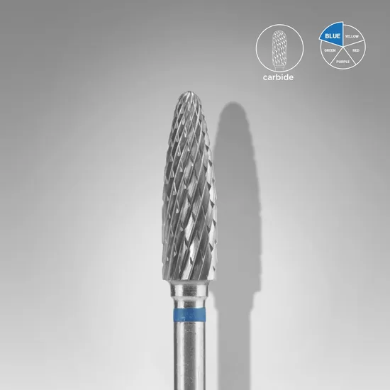 STALEKS Karbīda frēze kukurūza noņemšanai zila, diametrs 4 mm / darba daļa 14 mm, FT90B040/14